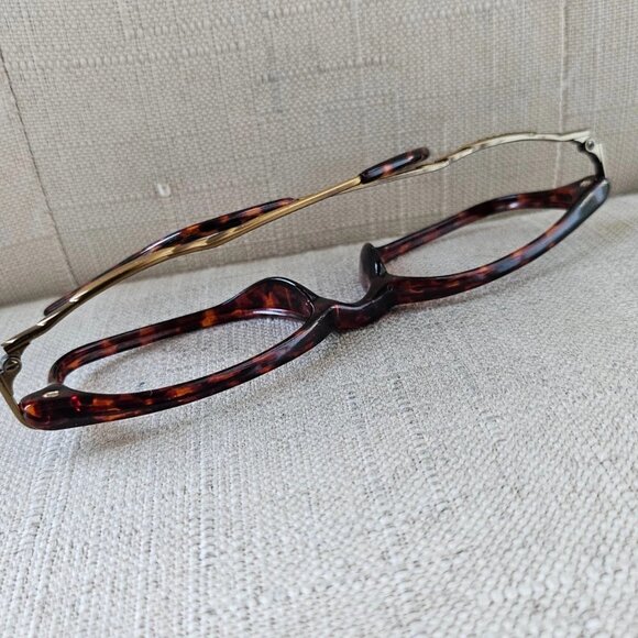 Vintage Guess Eyeglasses Frame Brown Tortoise/Gold Tone Glasses Eye Wear GU643 main image 4